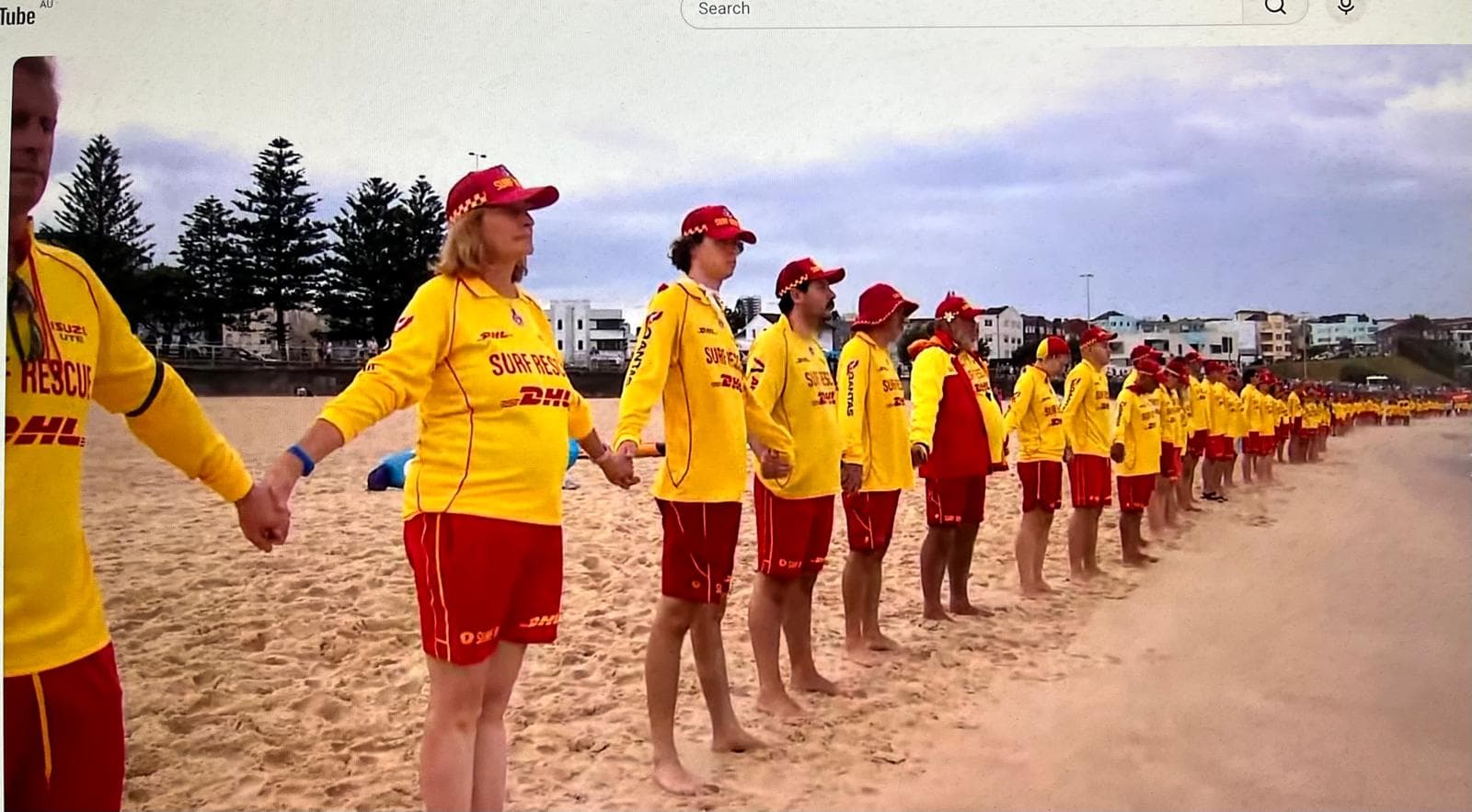 Sydney's iconic lifeguards formed a powerful display of unity - 2